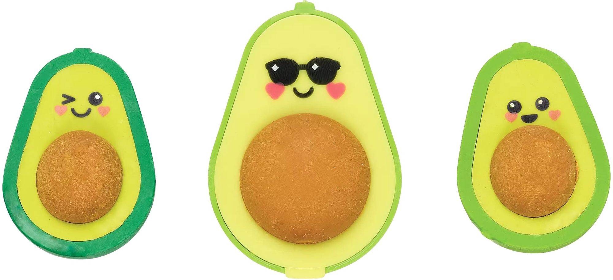 Avocado Love Eraser and Sharpener - set of 3 - Image 5