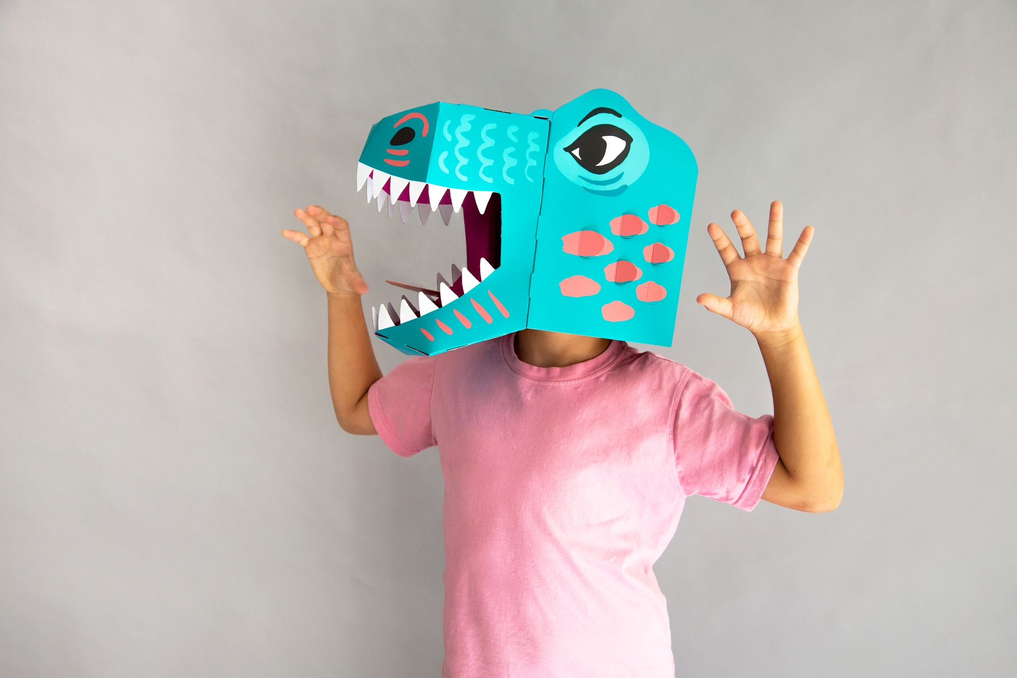 Alternative view of 3d Mask Dino