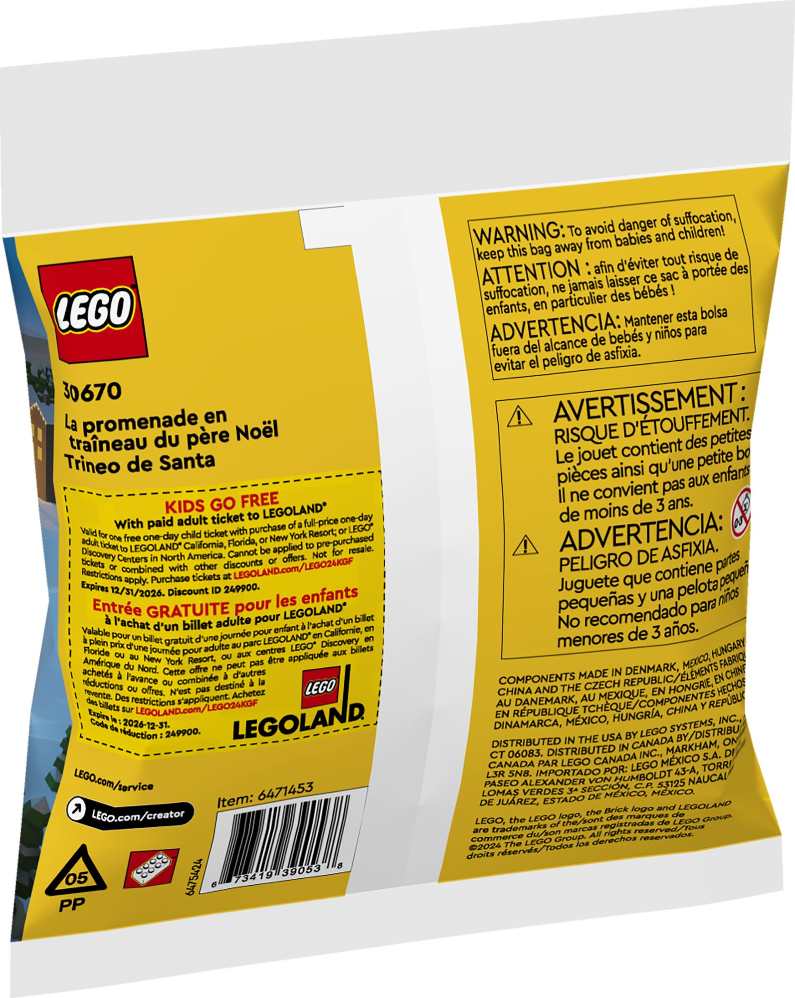 LEGO Creator Santa's Sleigh Ride 30670 - Image 3
