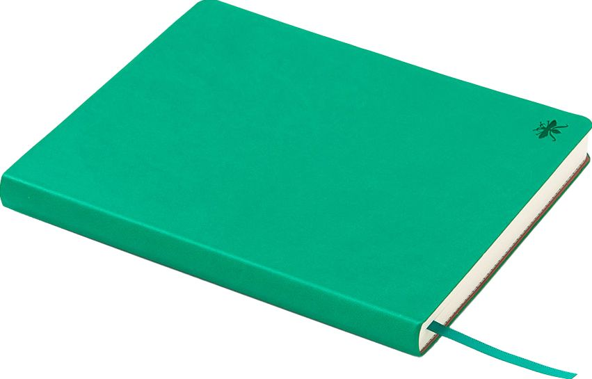Alternative view of Green Paper Wasp Lined Journal