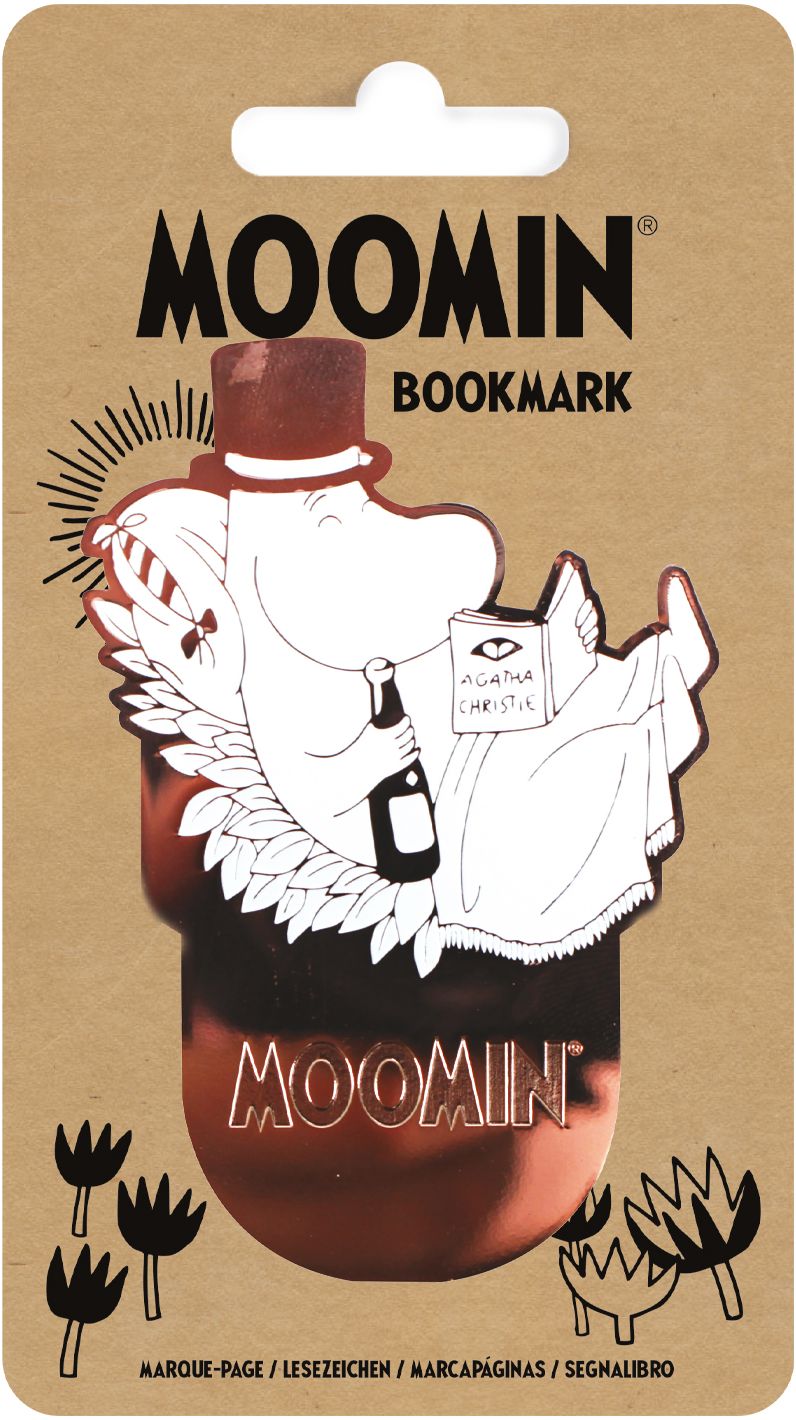 Alternative view of Bookmark Metal - Moomin Papa