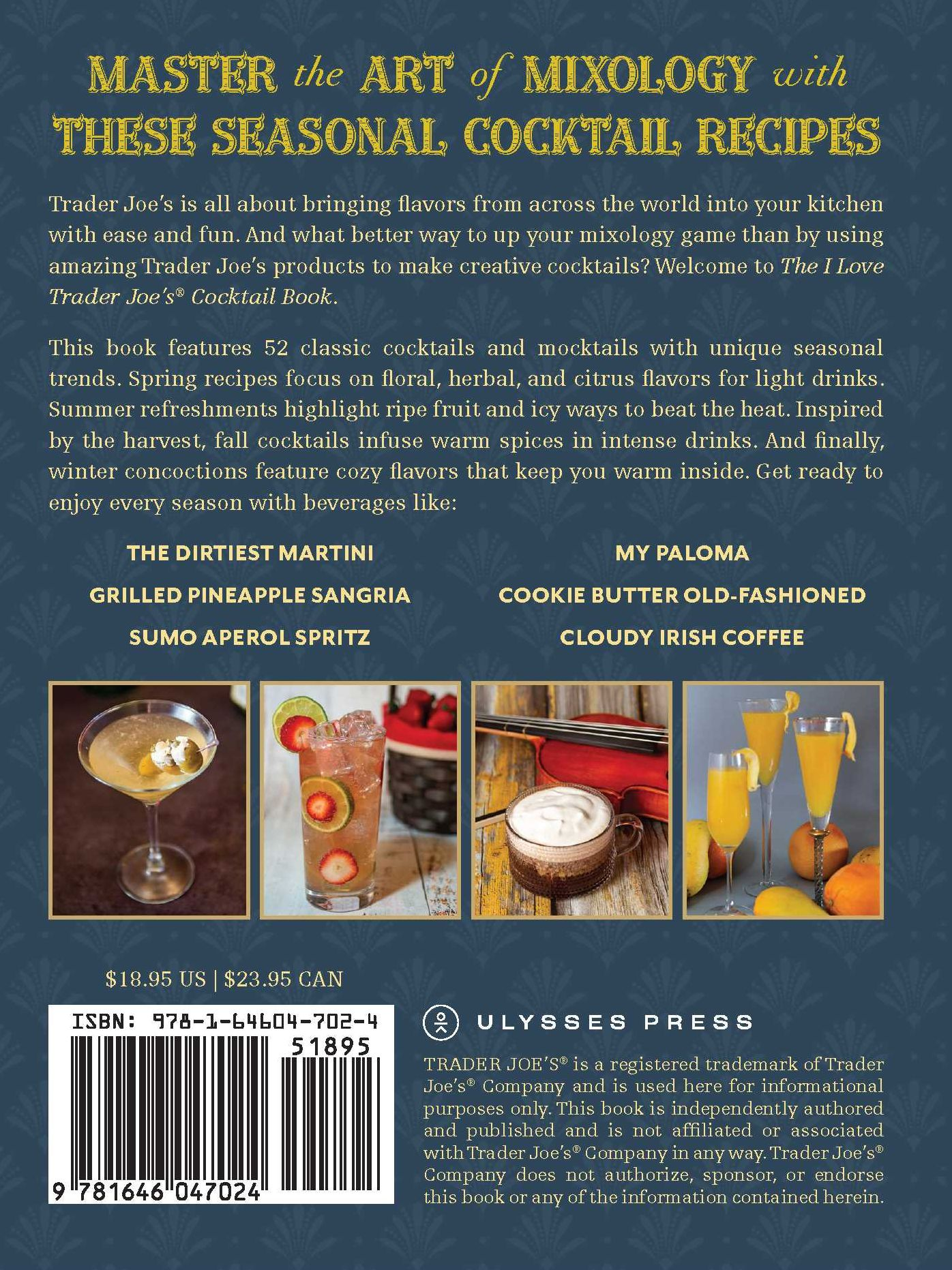 The I Love Trader Joe's Cocktail Book: 52 Drink Recipes for Every Occasion Using Ingredients from the World's Greatest Grocery Store - Image 8