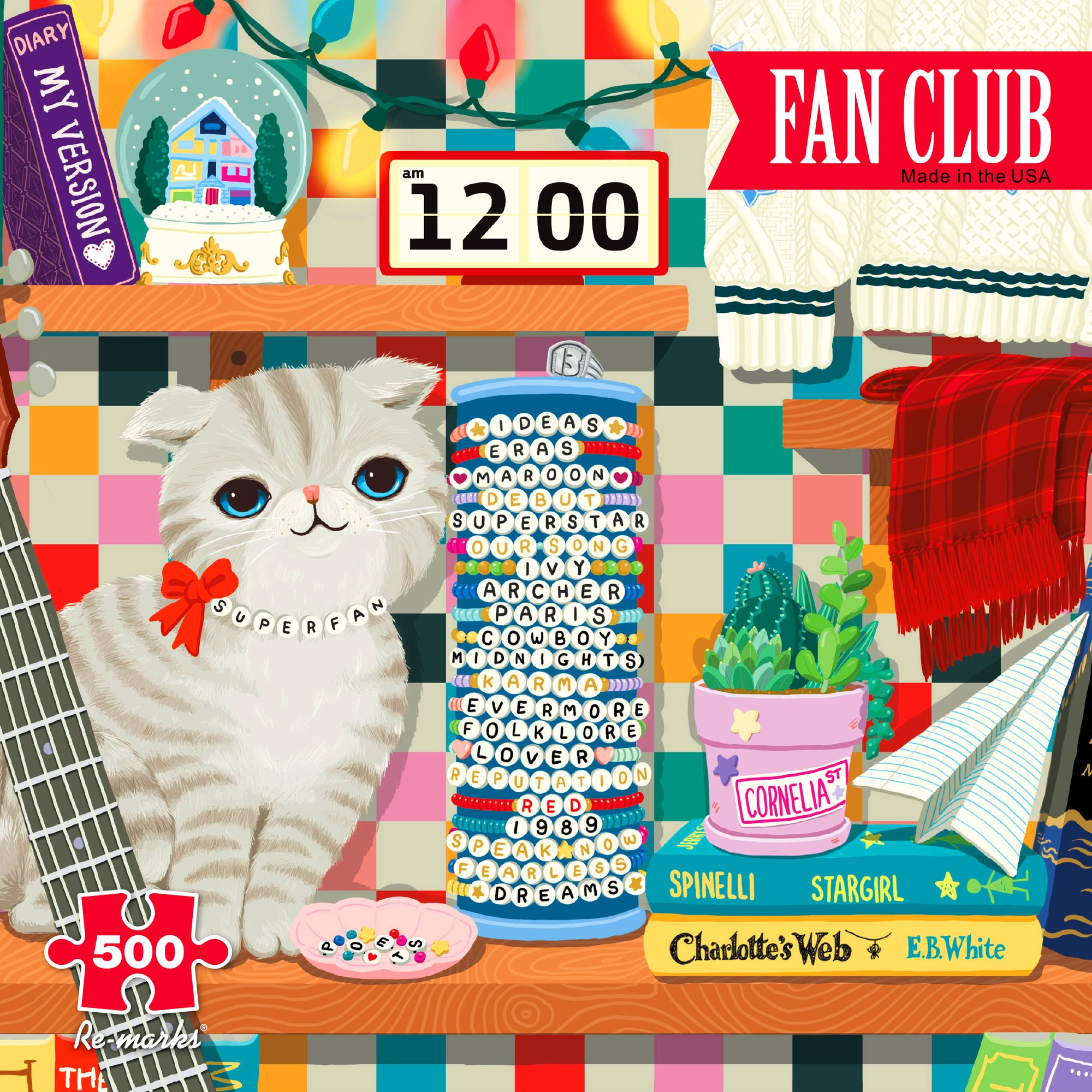 Alternative view of Fan Club 500-Piece Jigsaw Puzzle