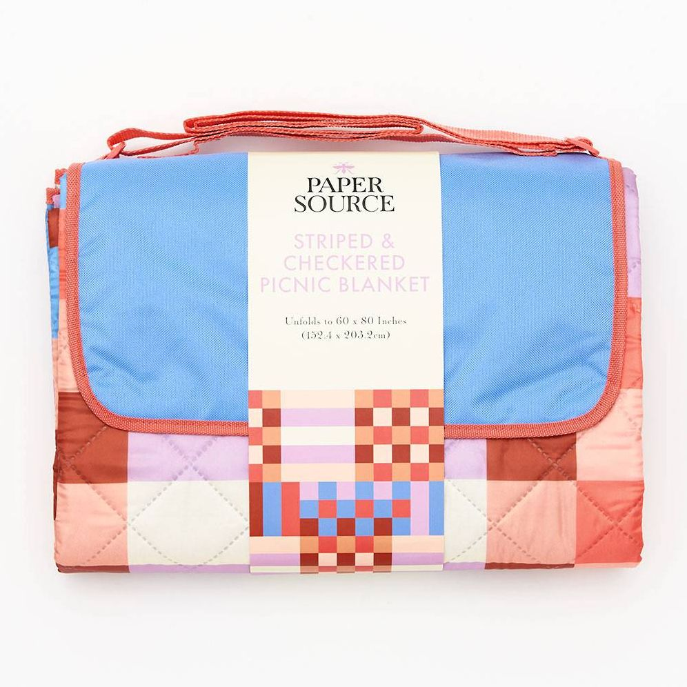 Striped Summer Picnic Blanket - Image 4