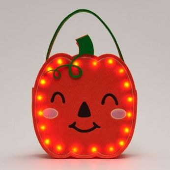 Mini Pumpkin Light Up Tote - Image 3