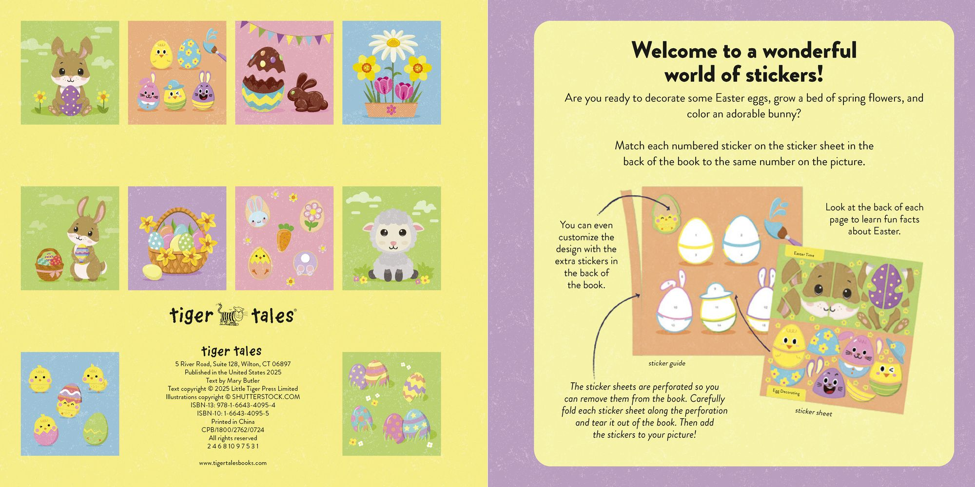 Alternative view of Color With Stickers: Easter: Create 10 Pictures with Stickers!