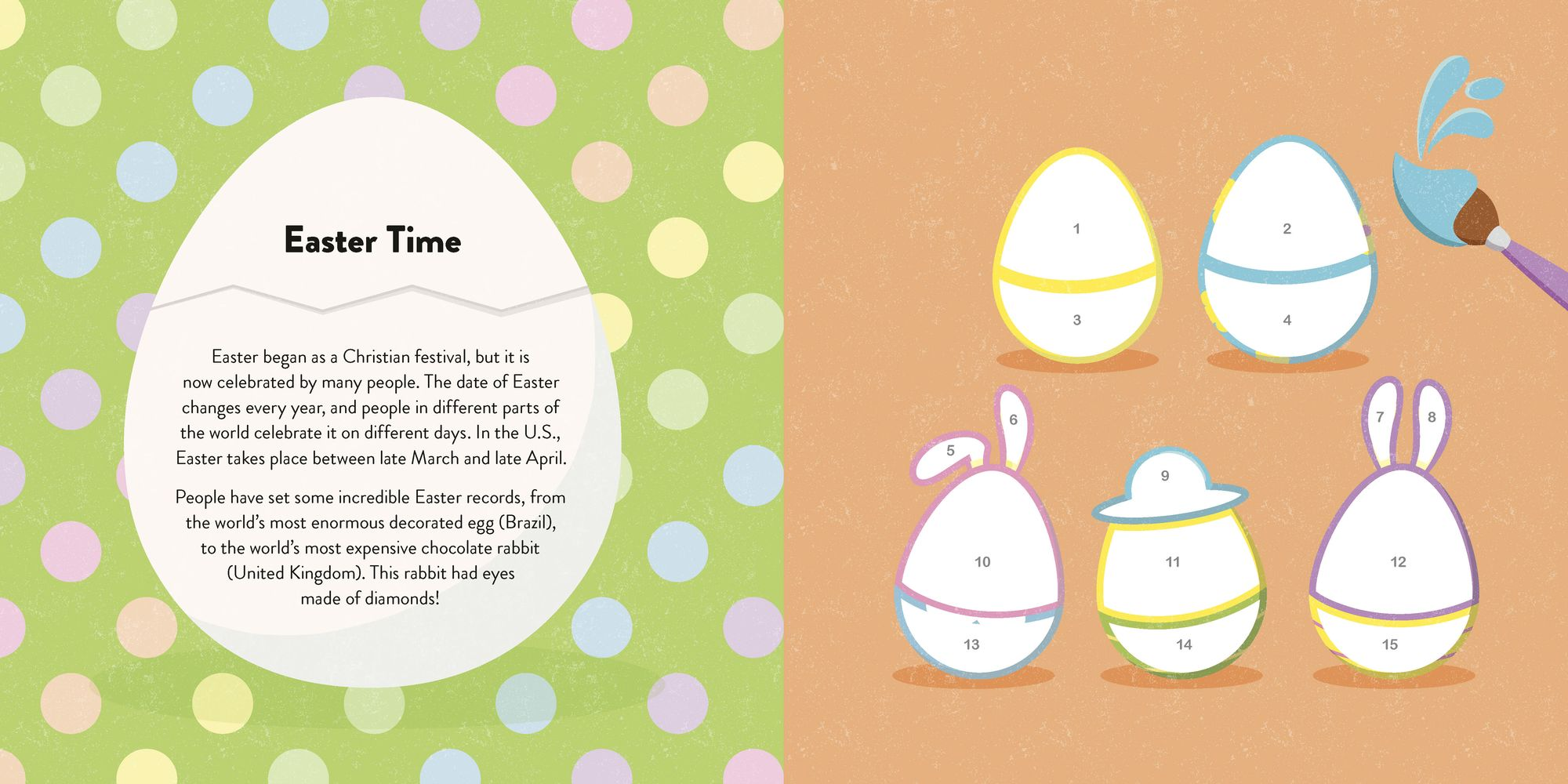Color With Stickers: Easter: Create 10 Pictures with Stickers! - Image 4