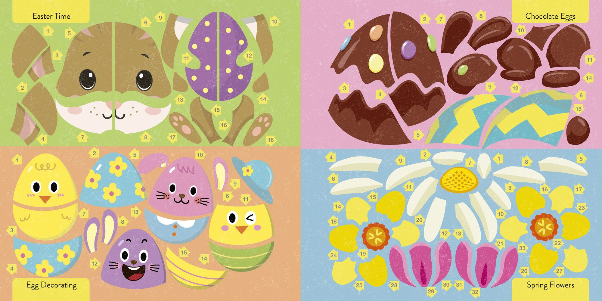 Color With Stickers: Easter: Create 10 Pictures with Stickers! - Image 6