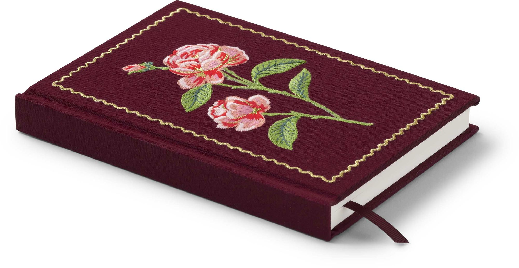 Roses Embroidered Journal - Image 3