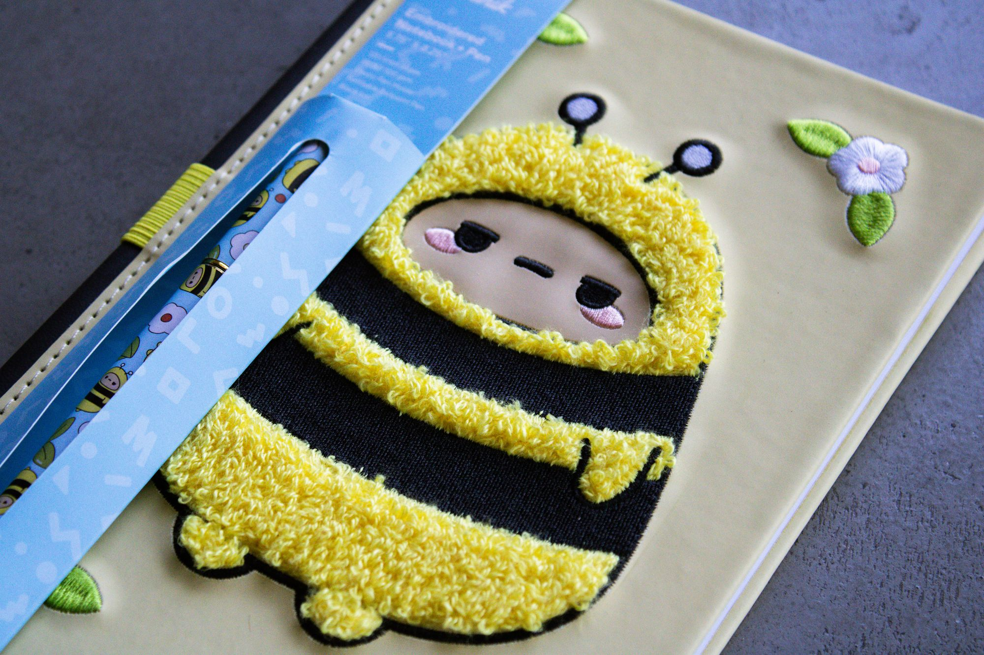 Alternative view of Smoko Bee Embroidered Journal with Pen