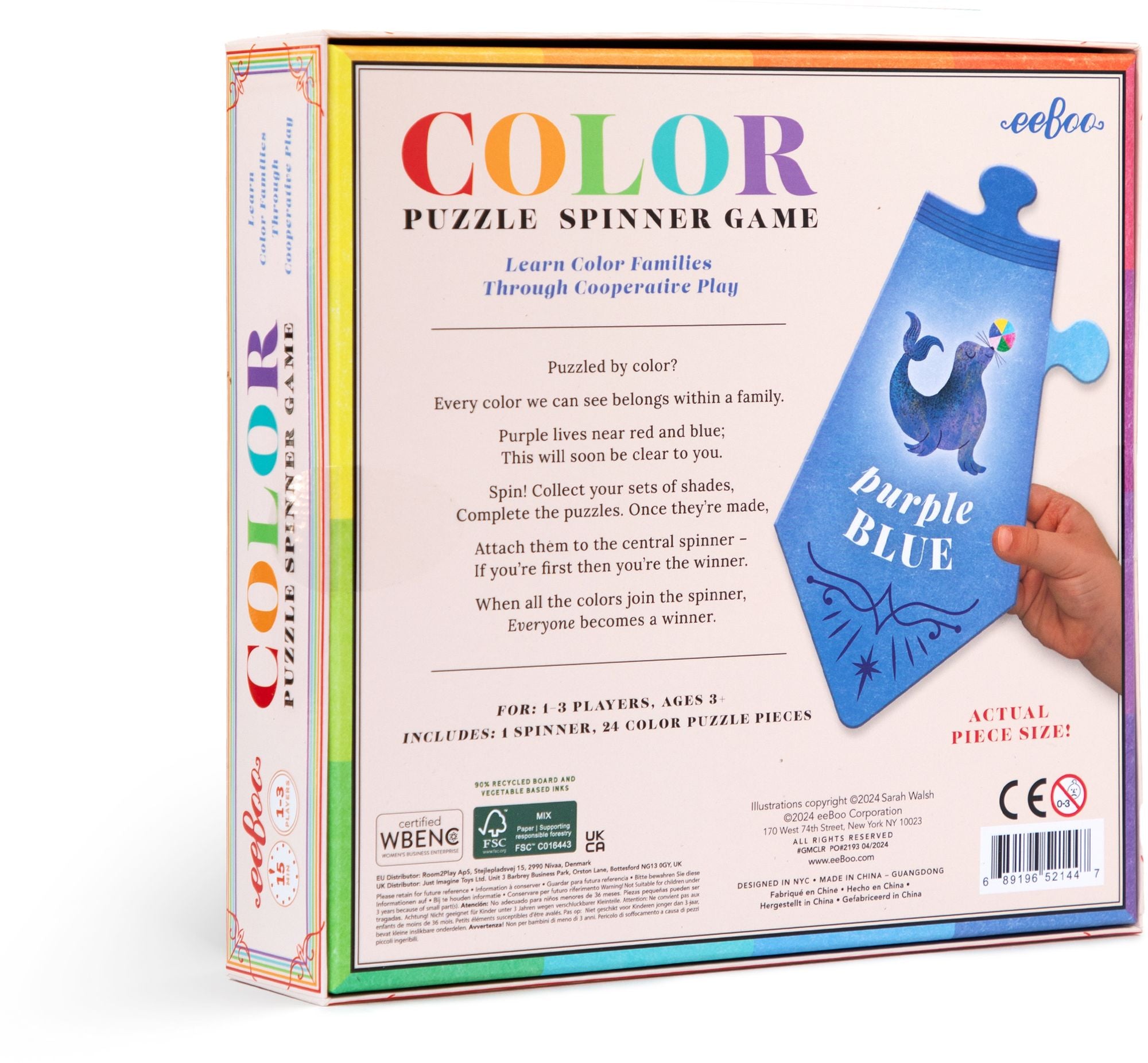 Alternative view of Color Puzzle Spinner Game