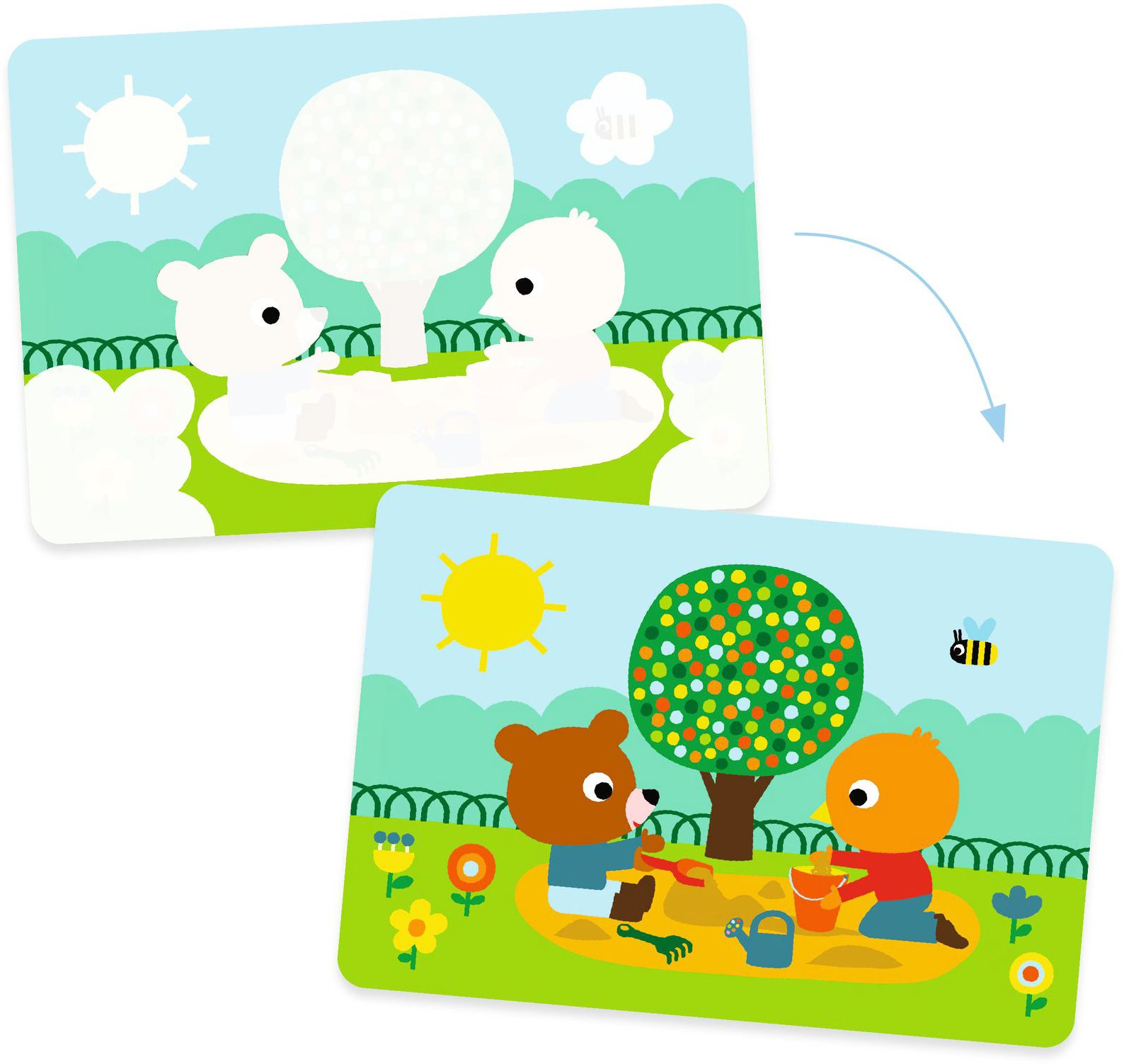 Alternative view of DJECO In the Park Magic Coloring
