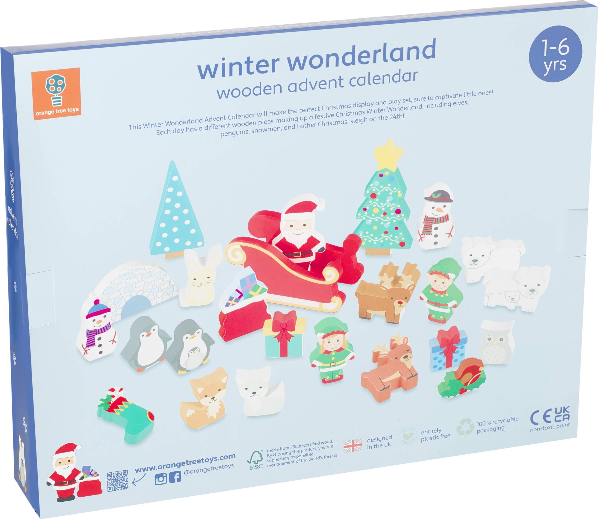 Winter Wonderland Wooden Advent Calendar - Image 3