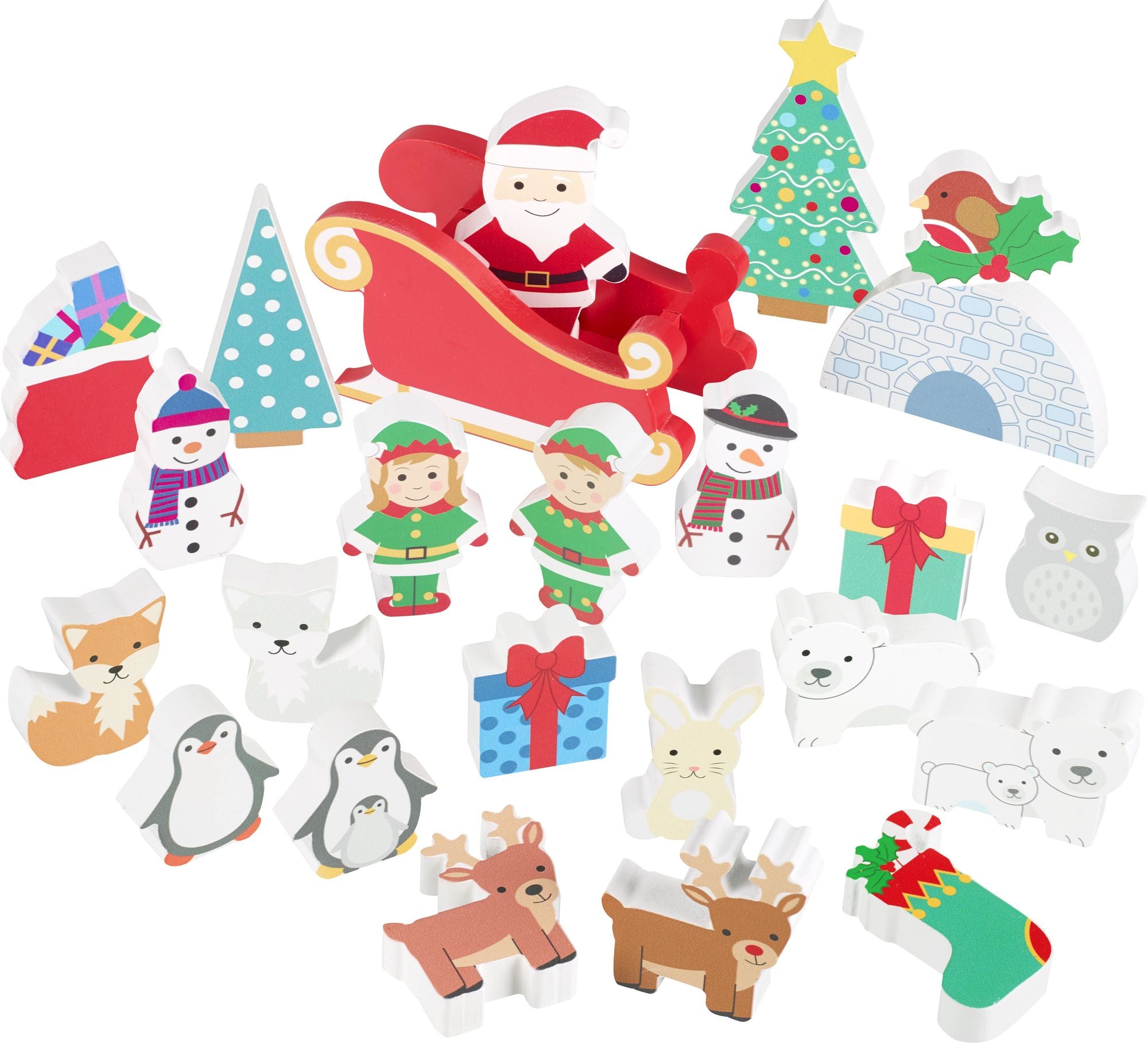 Alternative view of Winter Wonderland Wooden Advent Calendar