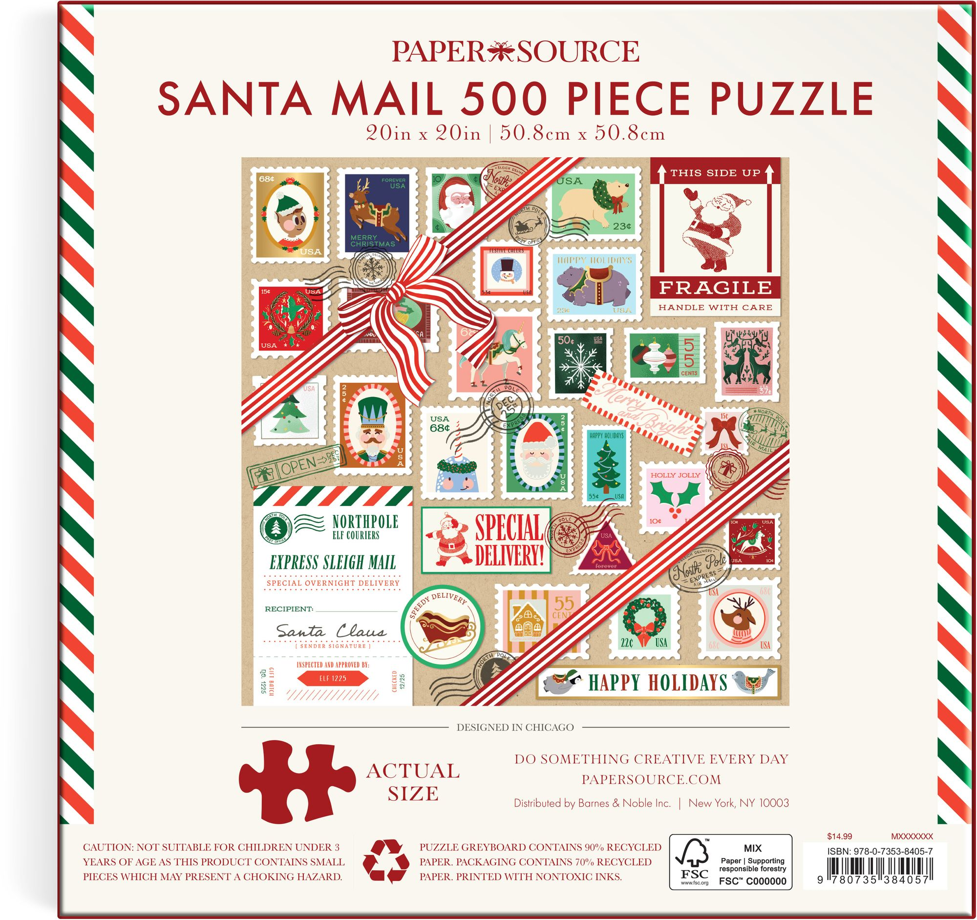 Santa Mail 500 Piece Puzzle - Image 5