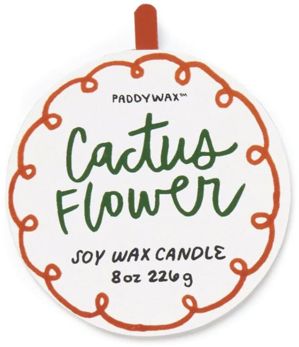 Alternative view of Ceramic Cactus Flower Candle
