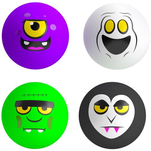Alternative view of NeeDohWeen Squishkins Haunted House