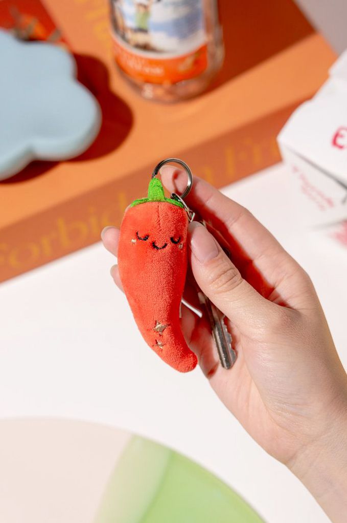 Alternative view of Milly Chili Pepper Plush Keychain