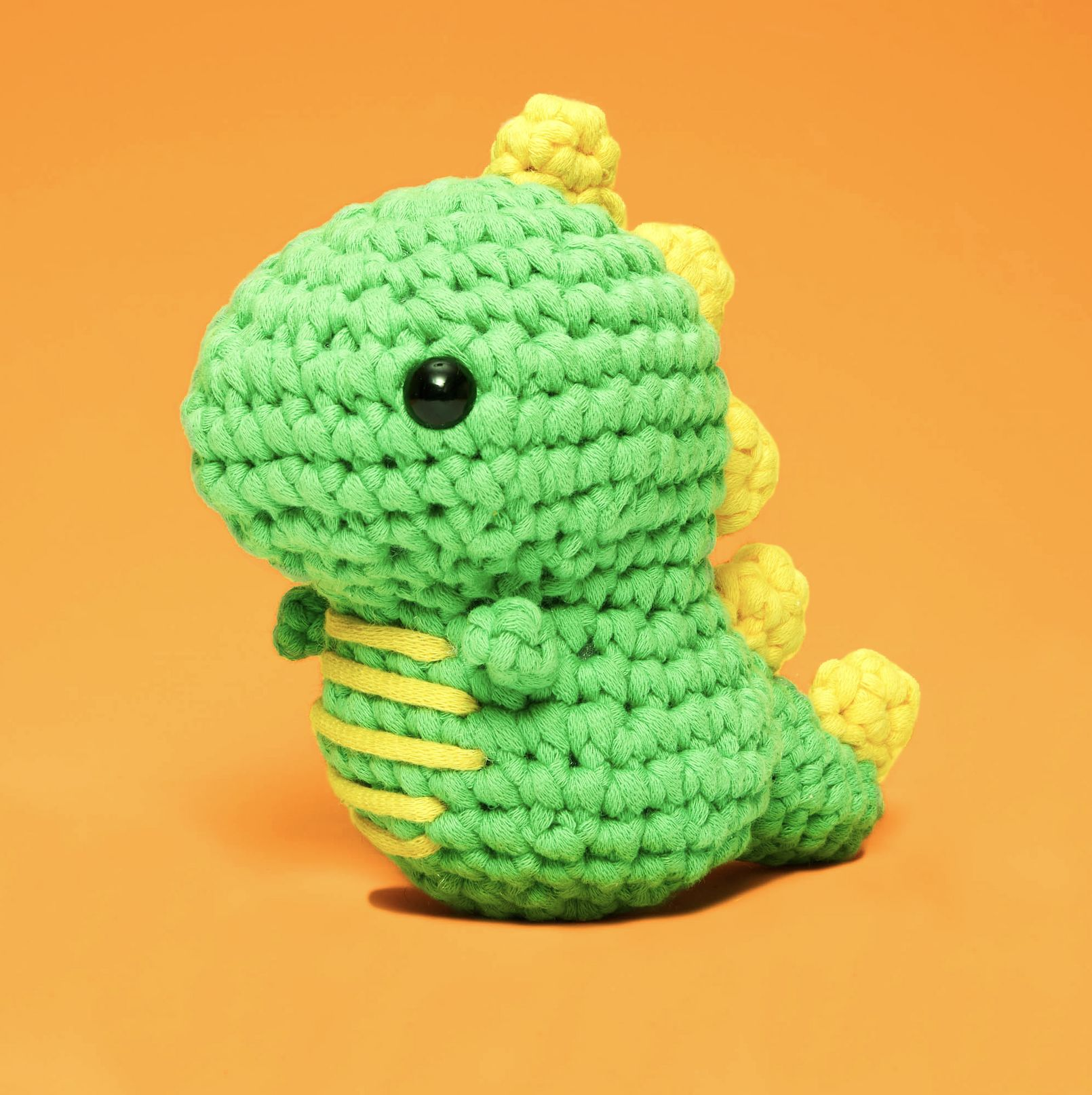 Alternative view of Fred the Dinosaur, The Woobles Beginner Crochet Kit