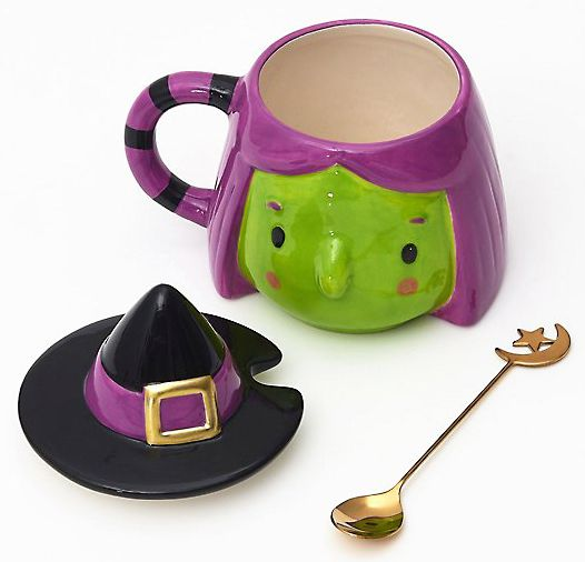 Alternative view of Witch Ceramic Lidded Mug