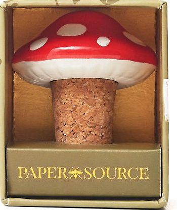 Alternative view of Ceramic Mushroom Wine Stopper