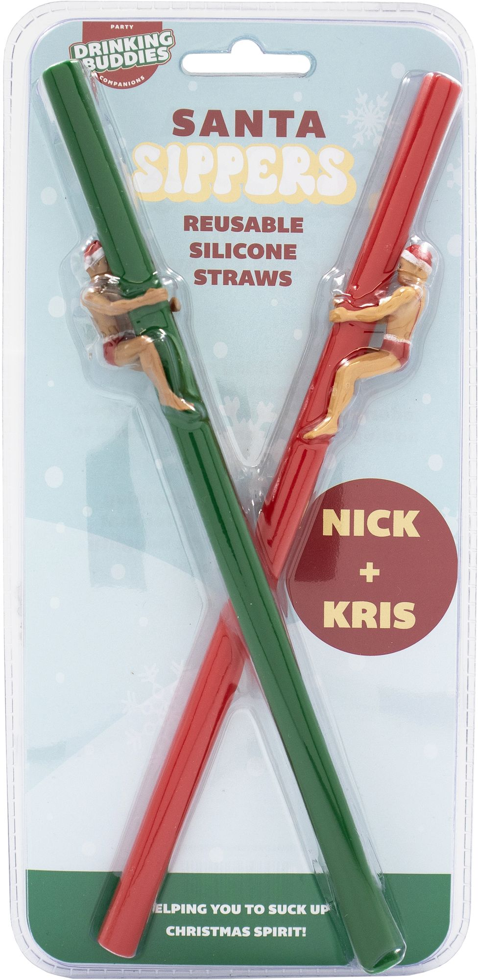 Drinking Buddies Festive Drink Straws - Image 4