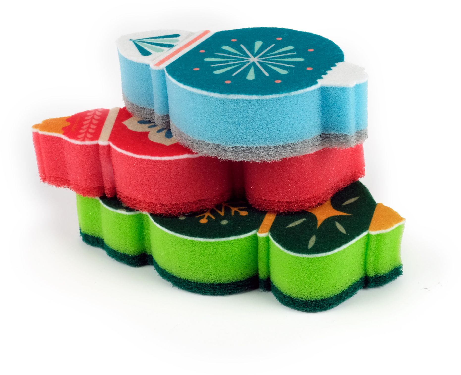 Alternative view of Ornament Sponges, Set of 3