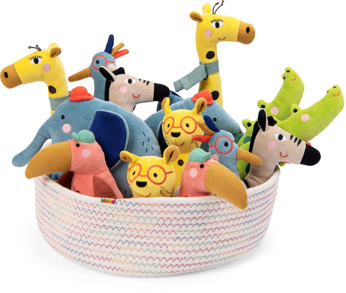 Alternative view of Les Toupitis Toucan Plush Toy Rattle