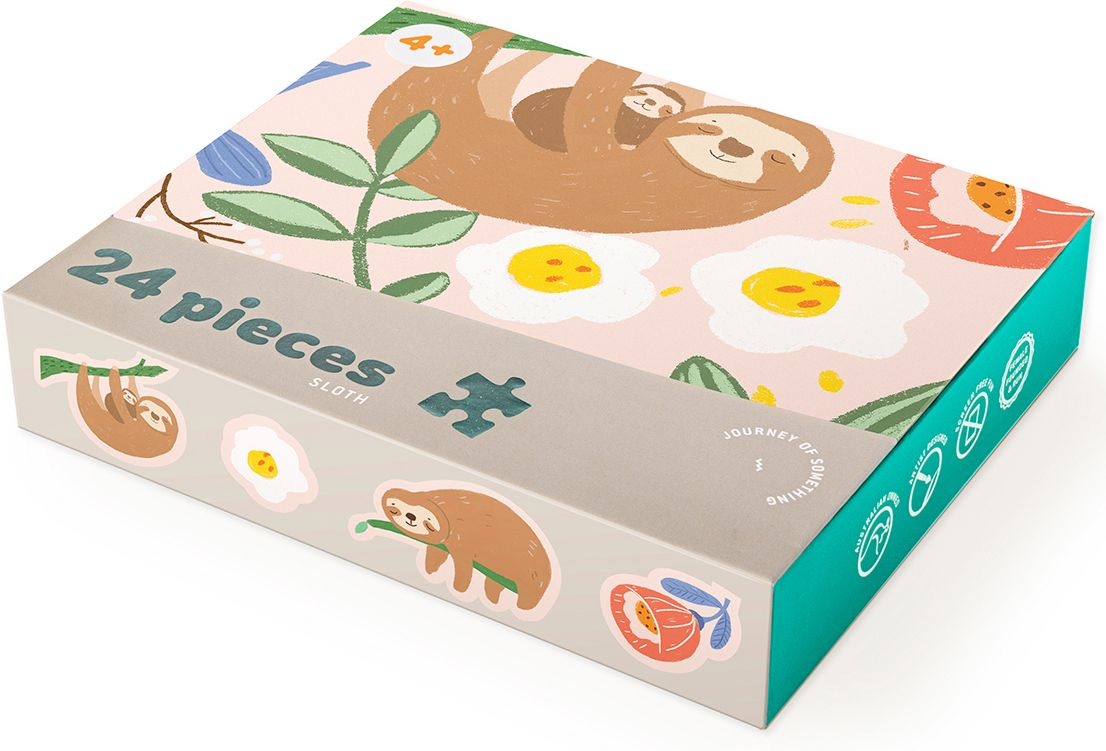Alternative view of Sloth 24 Piece Puzzle