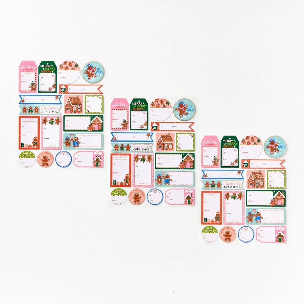 Alternative view of Gingerbread Delight Gift Labels