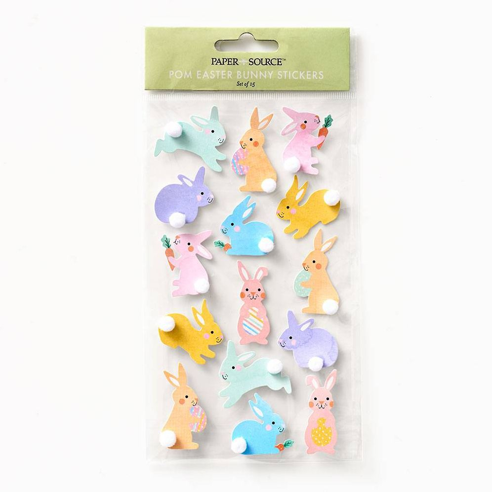Alternative view of Pom Pom Bunny Stickers