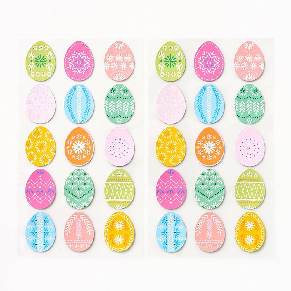 Alternative view of Sparkle Easter Egg Stickers