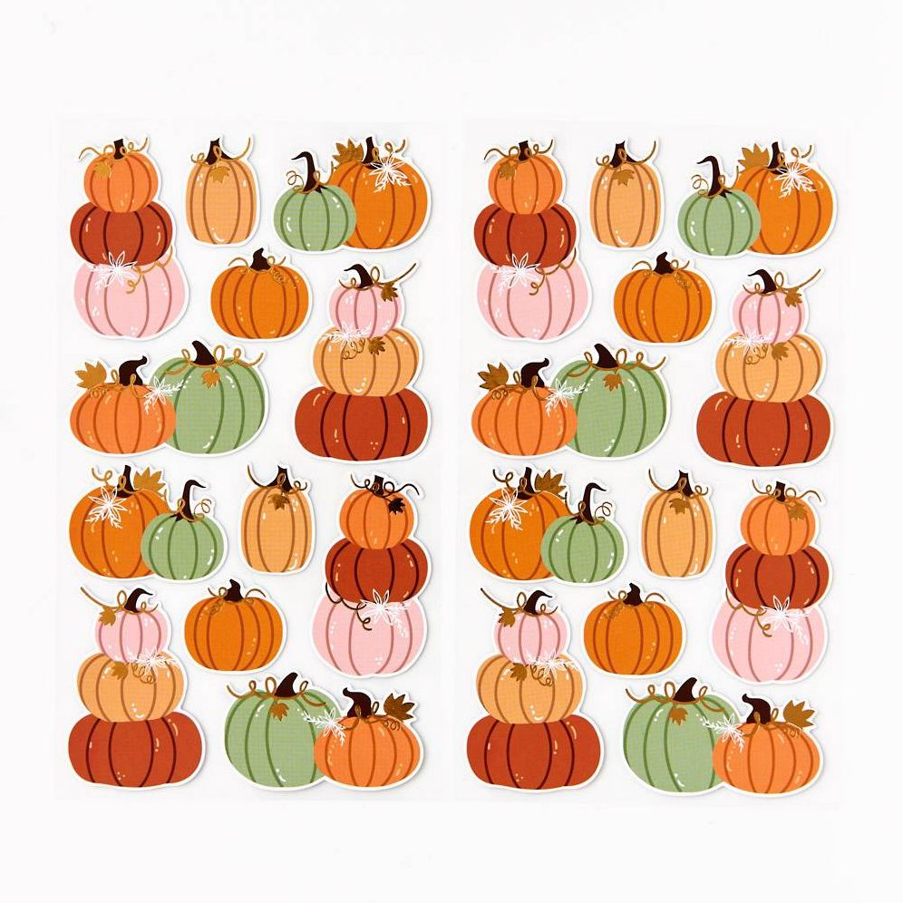 Alternative view of Harvest Pumpkin Stickers