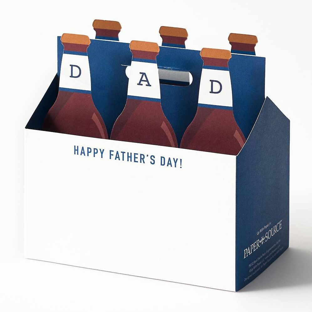 Alternative view of Best Dad 6 Pack Father's Day Card