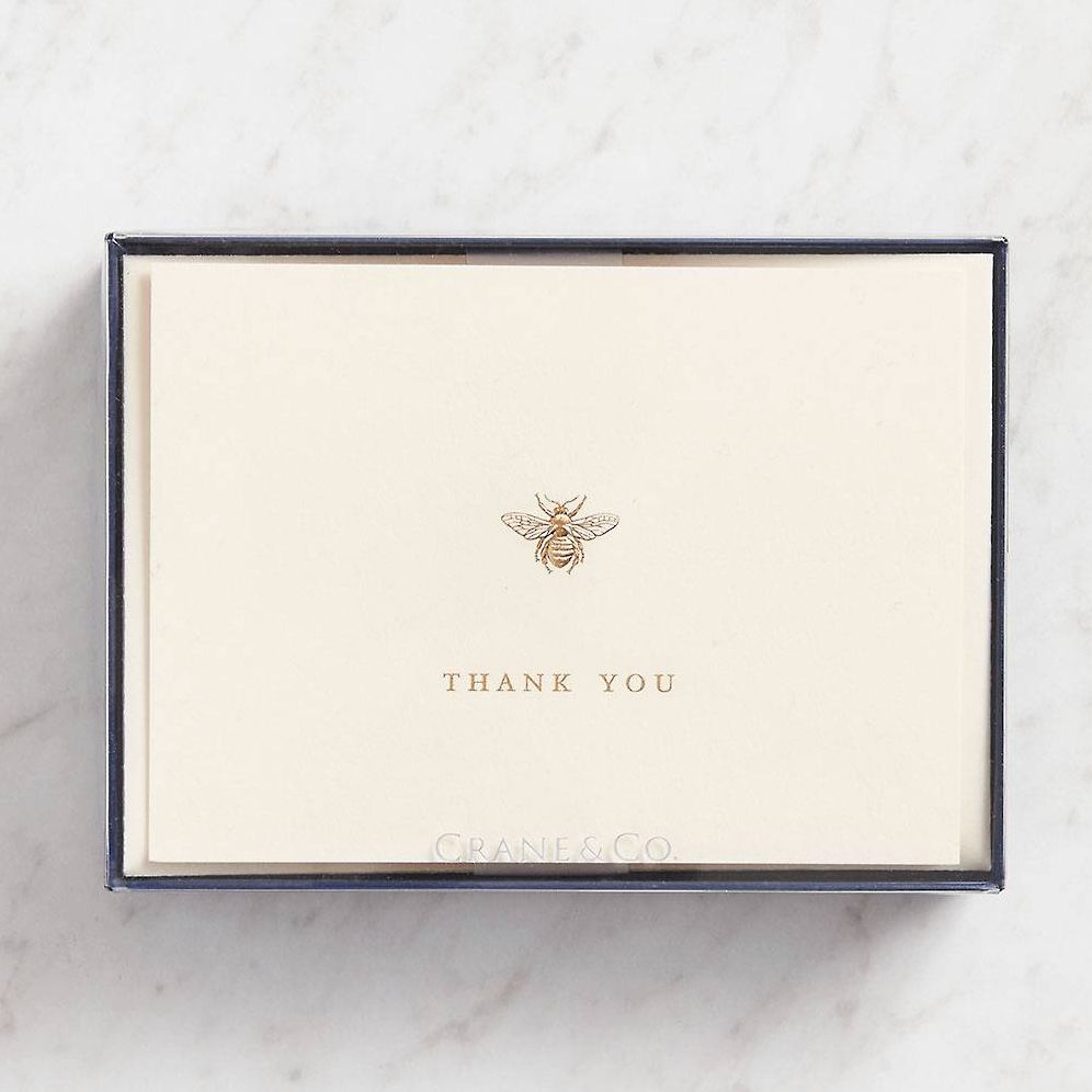 Alternative view of Engraved Bumble Bee Thank You Card Set
