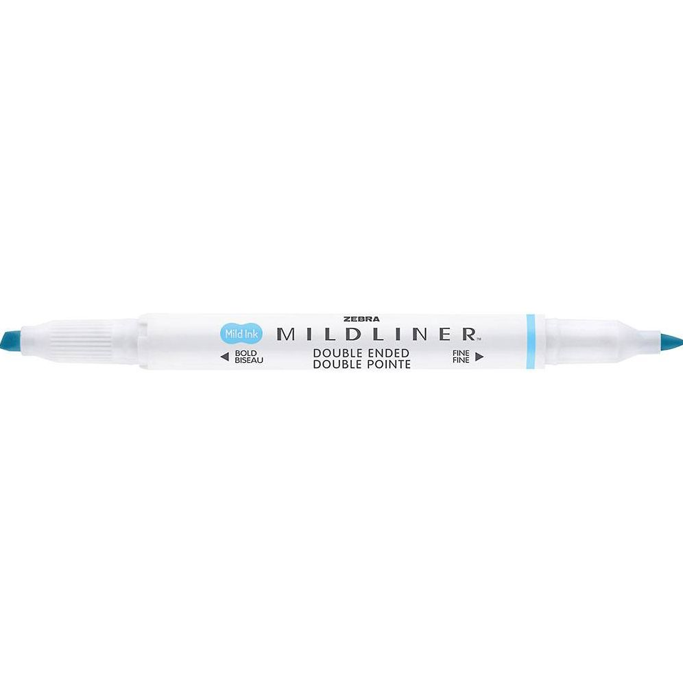 Alternative view of Zebra Mildliner Blue Pen