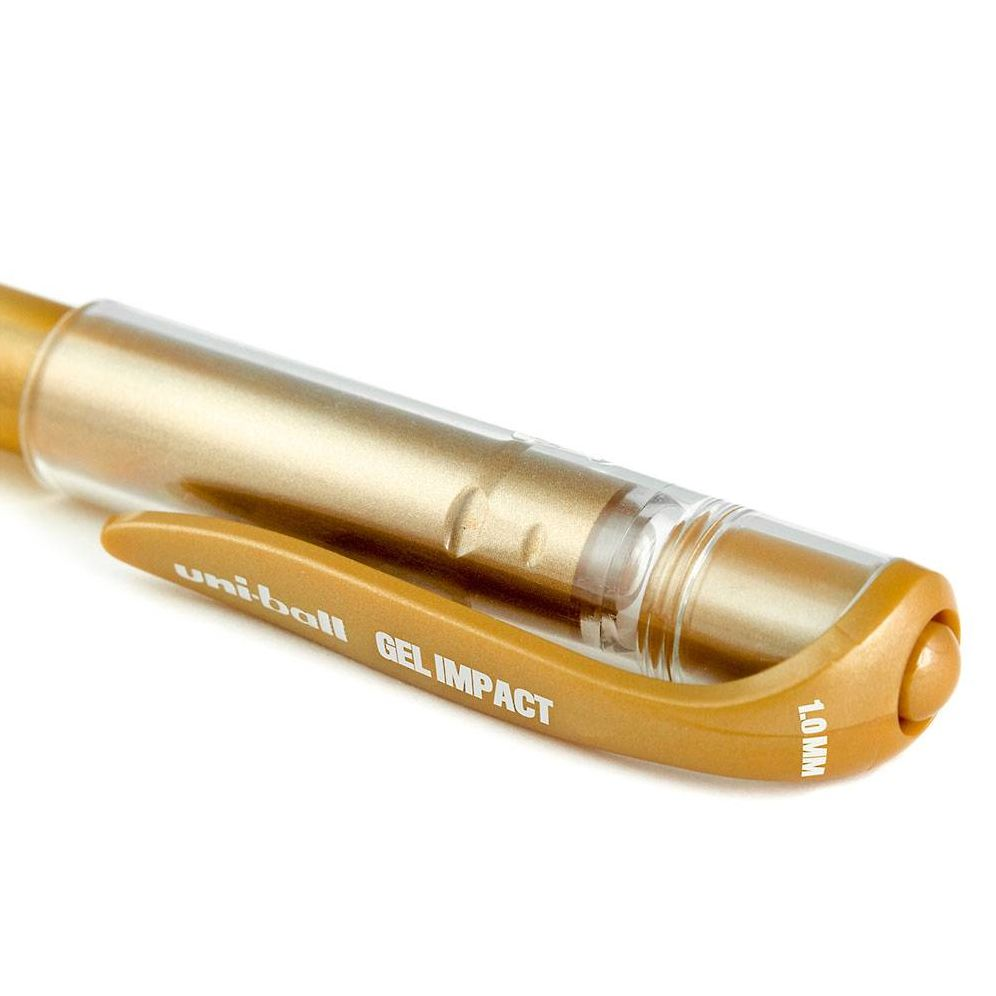 uniball Signo Gel Impact Pens, Bold Point (1.0mm), Assorted Metallic, 3 Pack (Gold, Silver, White) - Image 12