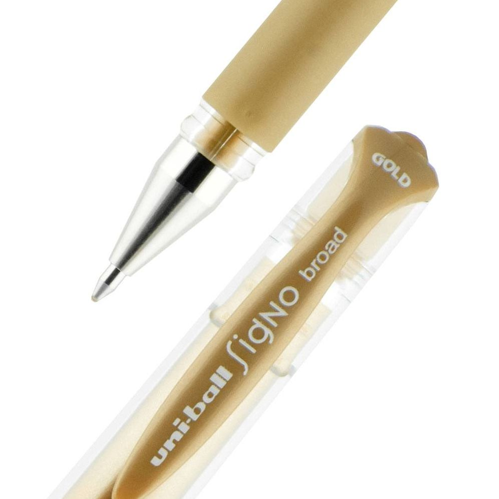 uniball Signo Gel Impact Pens, Bold Point (1.0mm), Assorted Metallic, 3 Pack (Gold, Silver, White) - Image 11