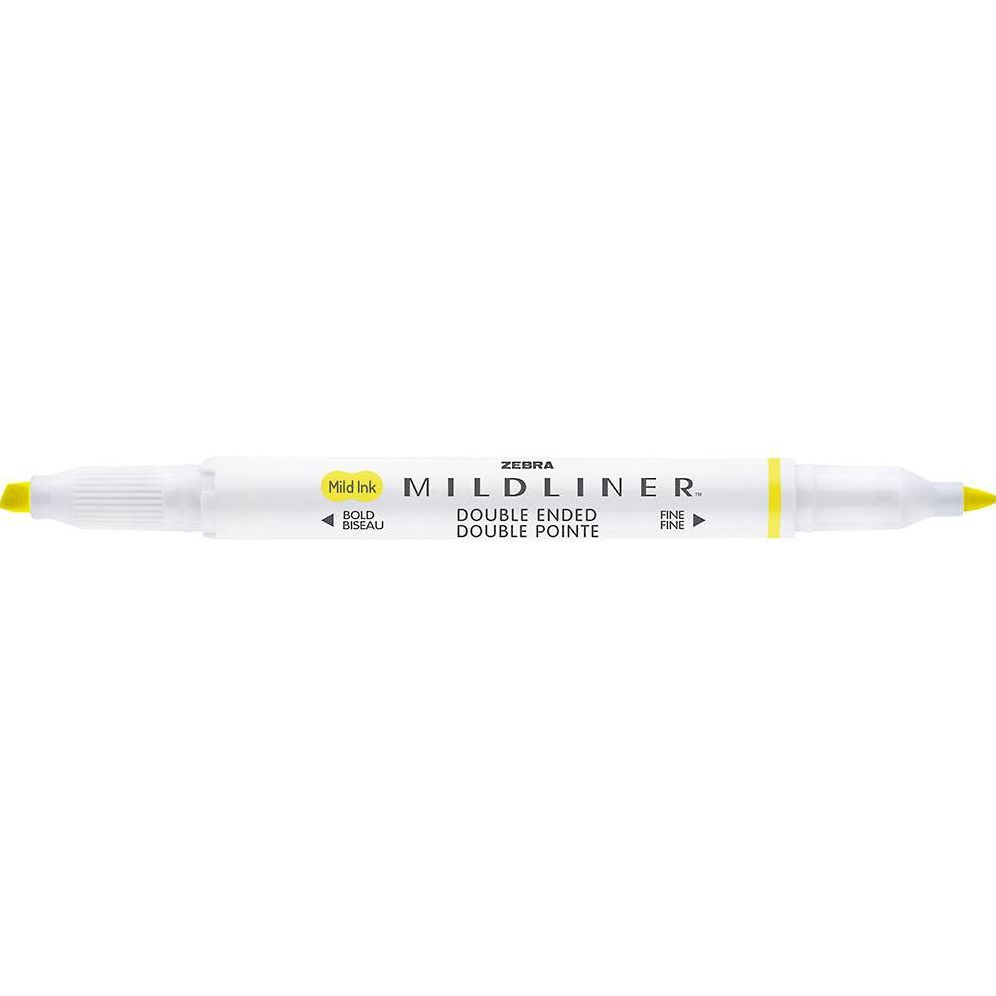 Alternative view of Zebra Mildliner Yellow Pen