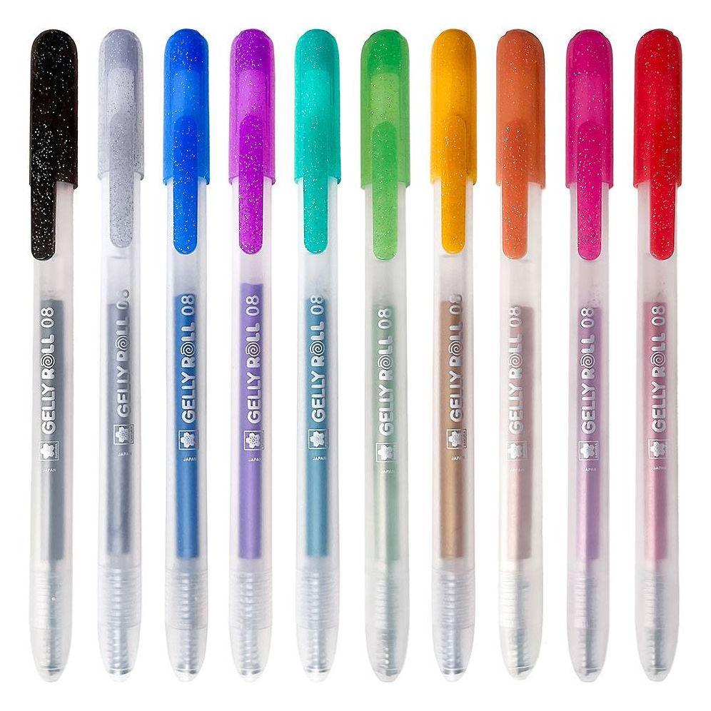 Sakura Gelly Roll Retractable - Metallic - 10 pack - Image 3