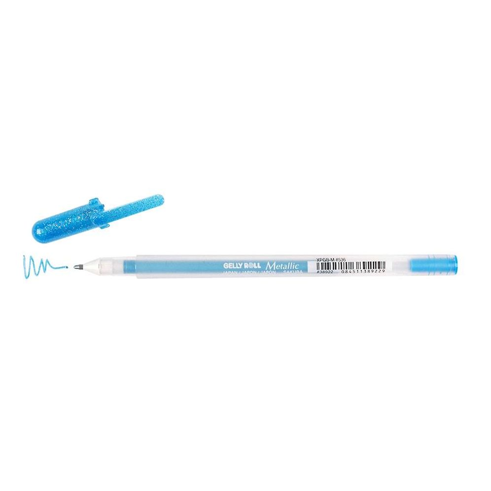 Alternative view of Sakura Gelly Roll Metallic Blue Pen