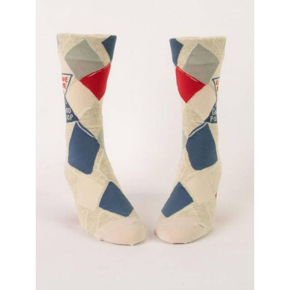 Alternative view of Love Me A Good Poop Crew Socks