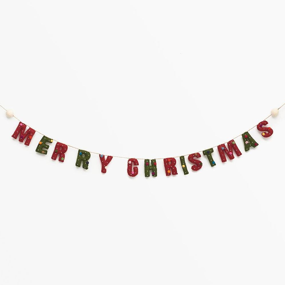 Merry Christmas Felt Garland - Image 2