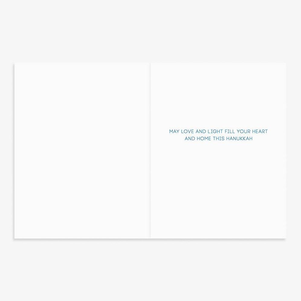 Alternative view of Hanukkah Candles Greeting Card