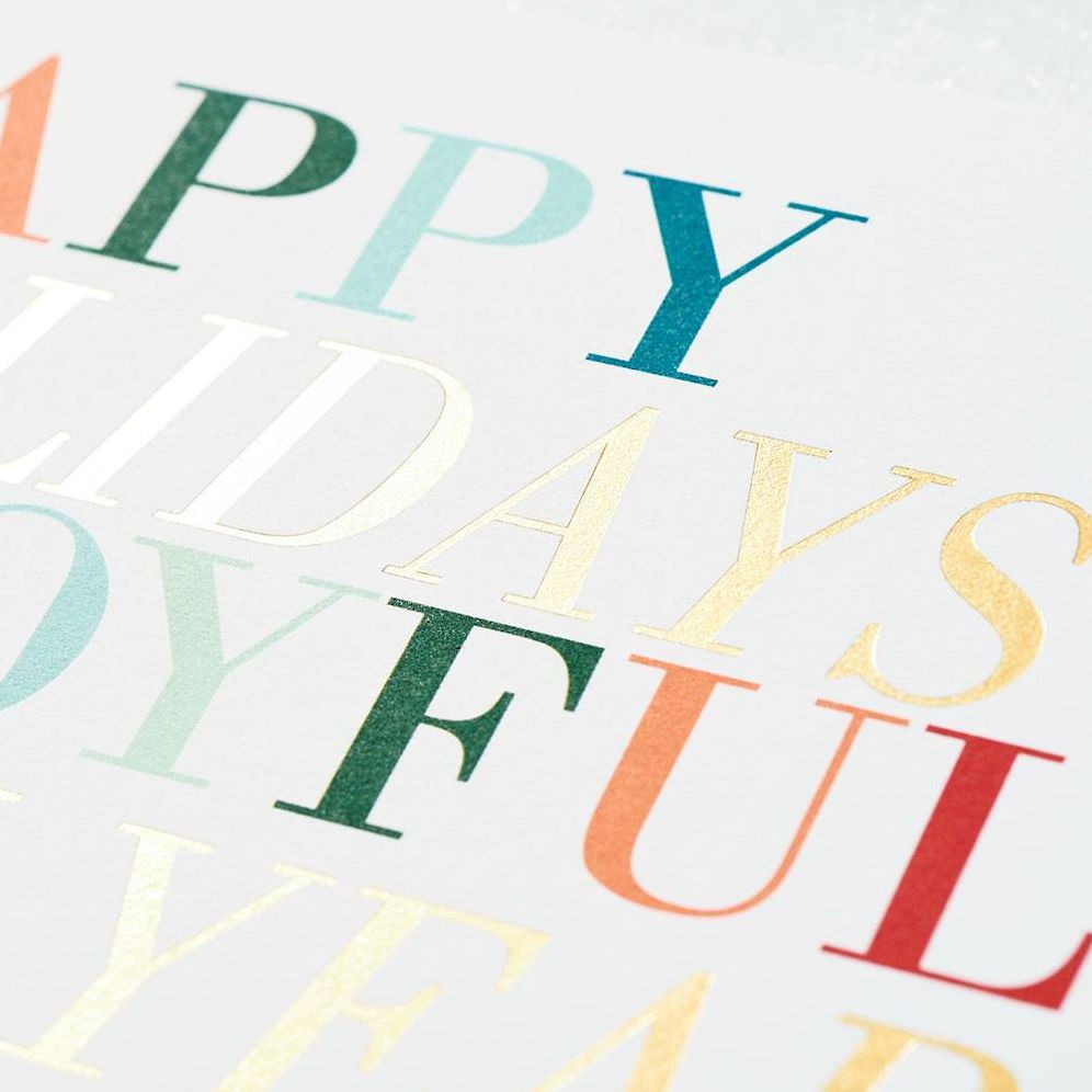Alternative view of New Years Colorful Holidays Stationery Set