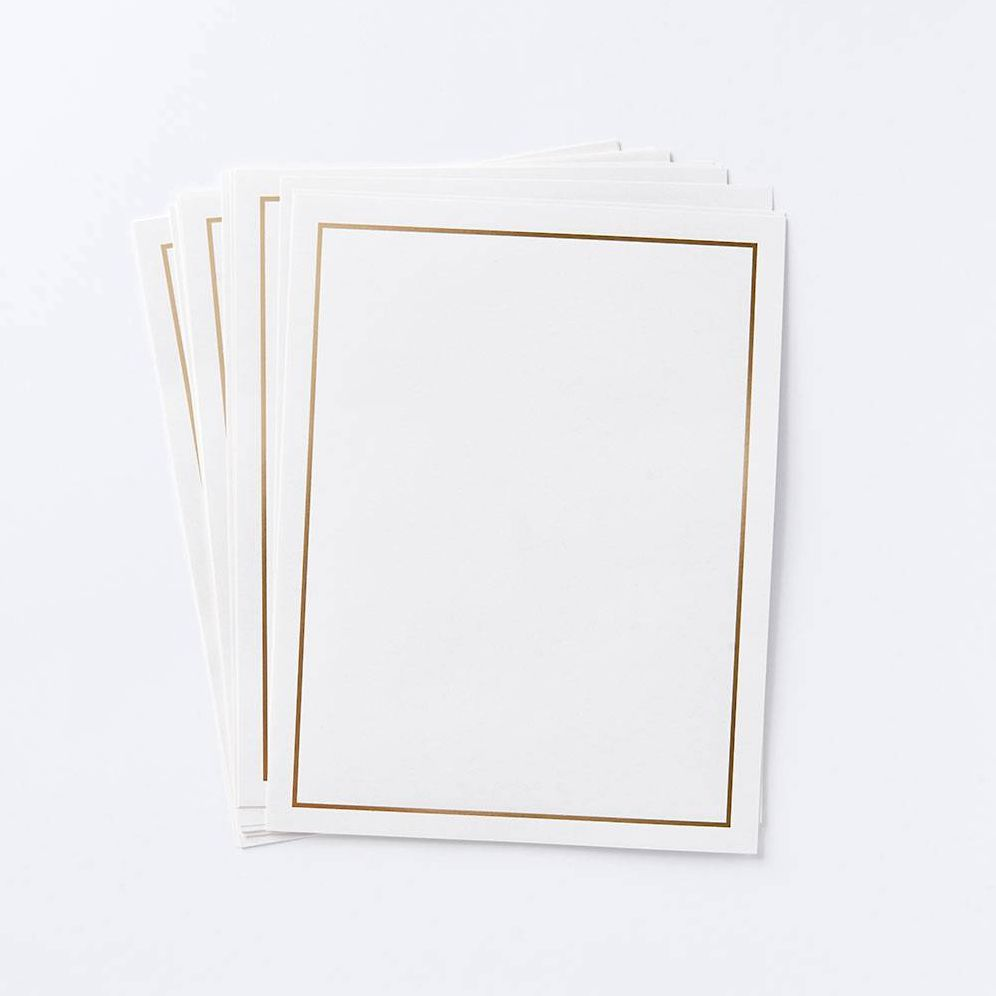 Alternative view of Classic Gold Foil Border Craft Paper