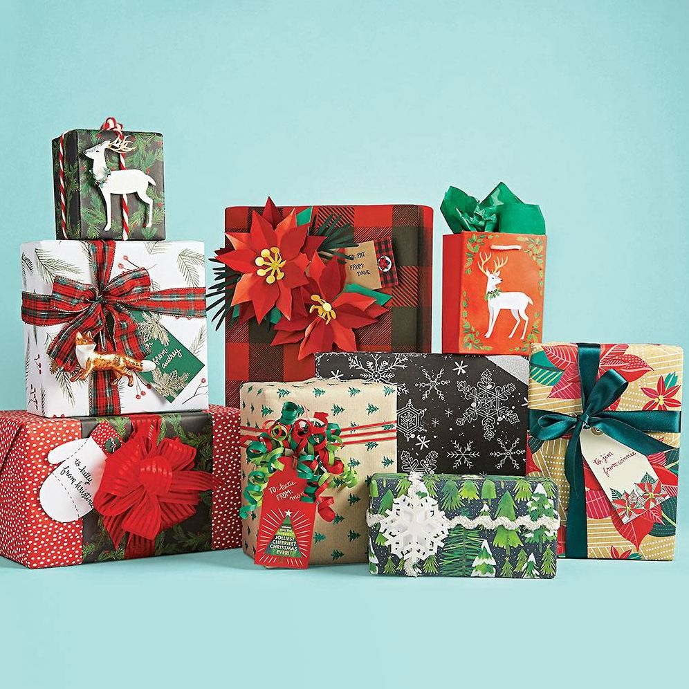 Alternative view of Snowy Trees Wrapping Paper