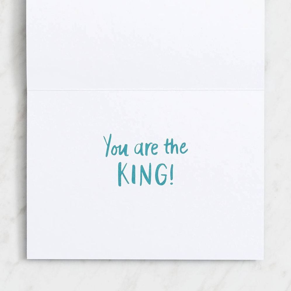 Alternative view of Brave Big Hearted Lion Father's Day Card