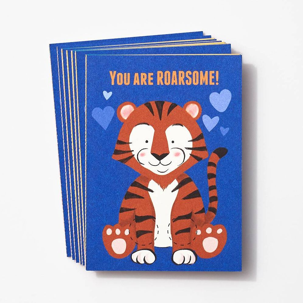 Alternative view of Wild Jungle Finger Puppet Valentine Card Set