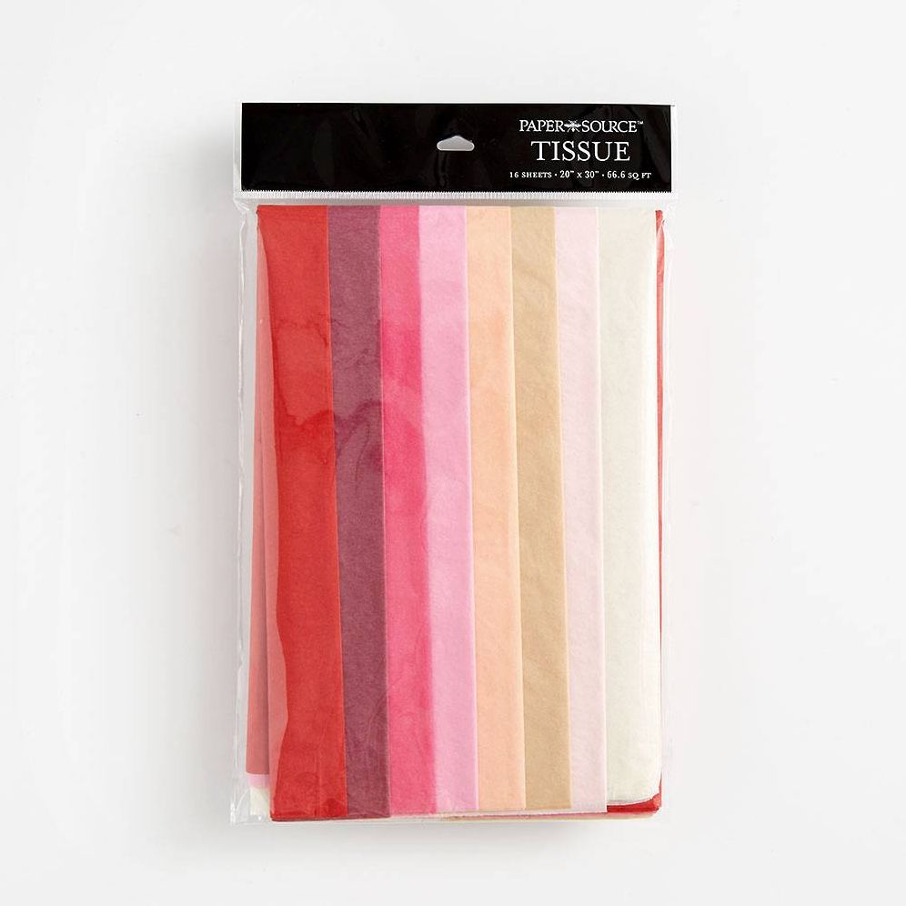Alternative view of Valentine's Colorscope Tissue Paper S/8